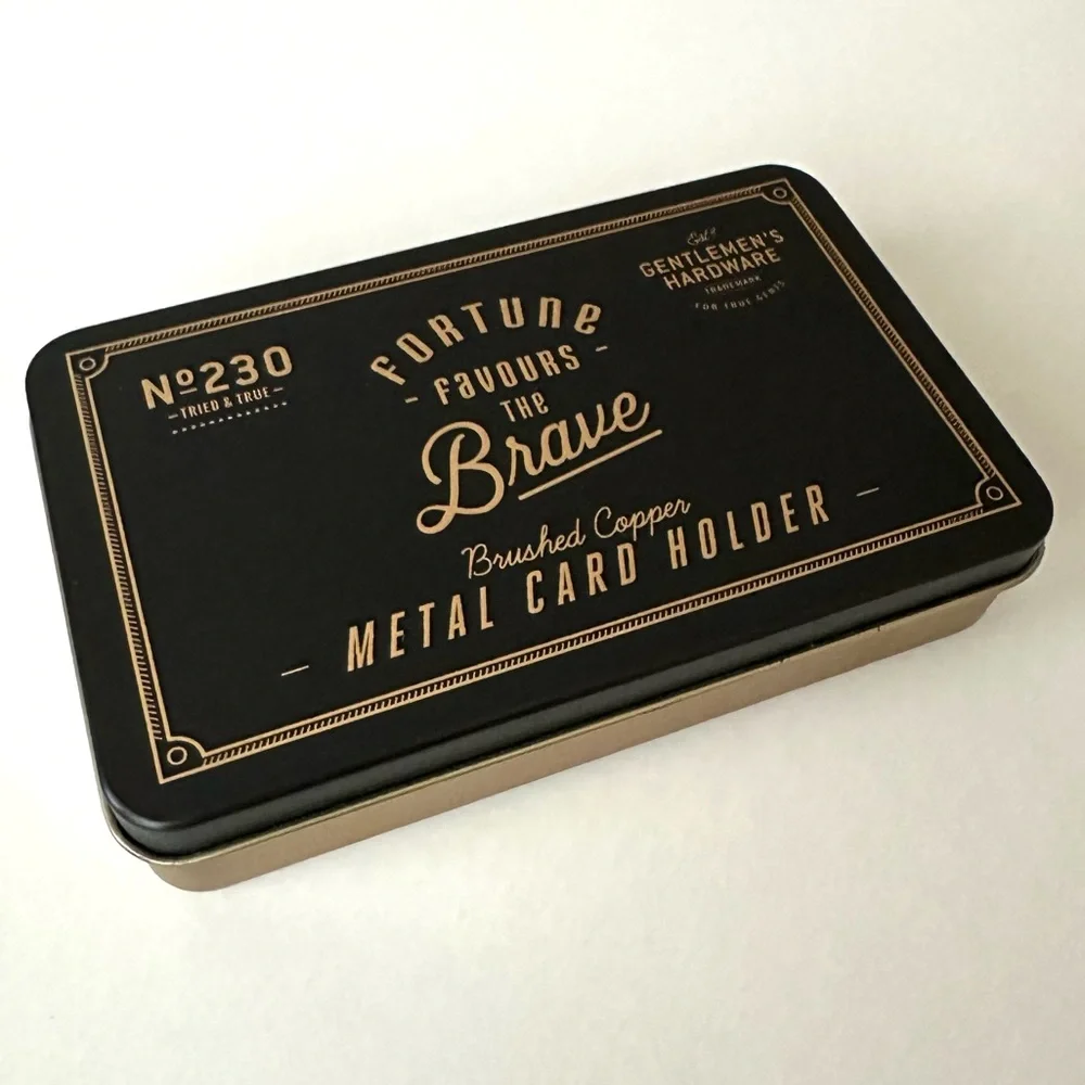 Gentlemen's Hardware Metal Card Holder